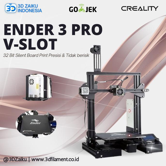 Promo Creality Ender 3 Pro V-Slot 3D Printer Prusa i3 Size Besar