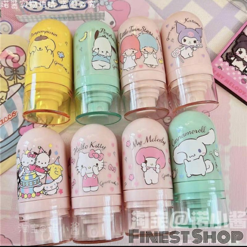 Botol Spray Mini SANRIO karakter Cinnamoroll Kitty Melody Sanitizer Parfum Bottle Lucu Botol Semprot Serbaguna