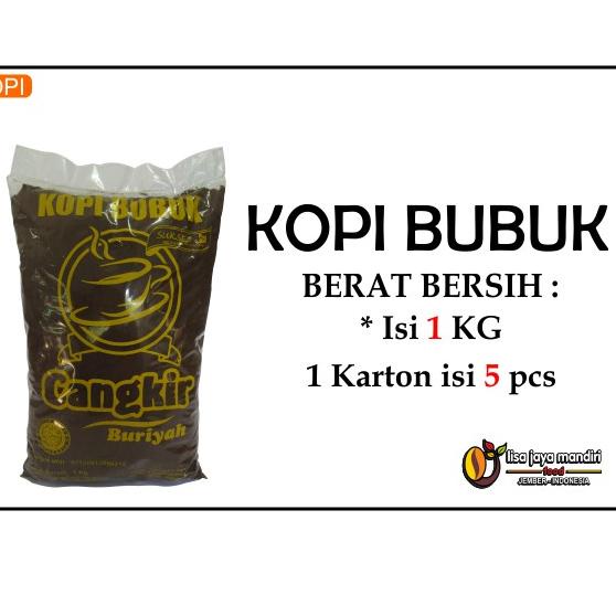 

ヹ Kopi Bubuk Buriyah Cap CANGKIR 1kg ㊮