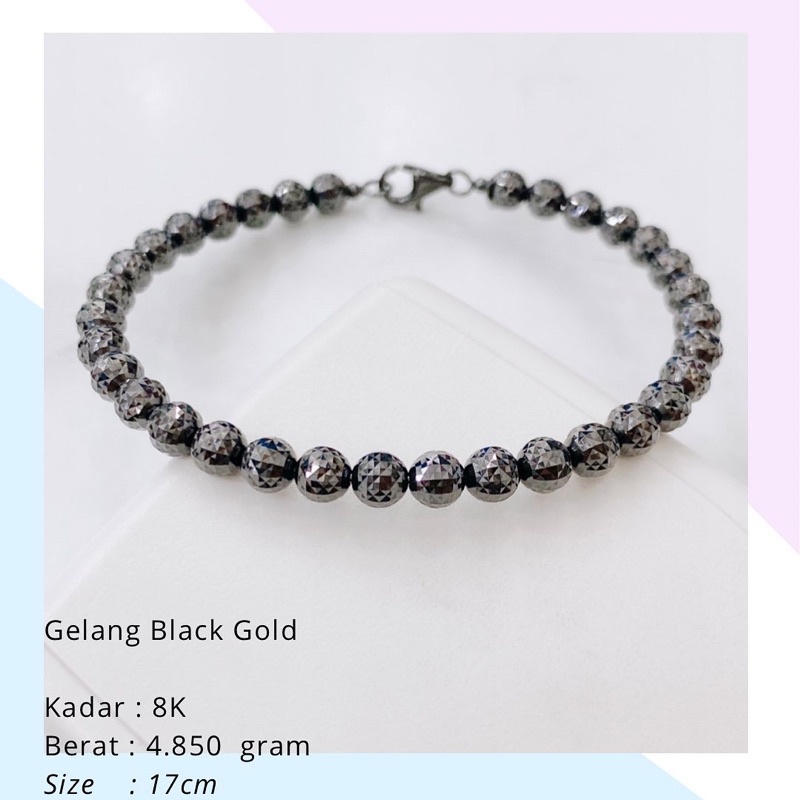 Gelang Emas Black Gold 4.850 Gr