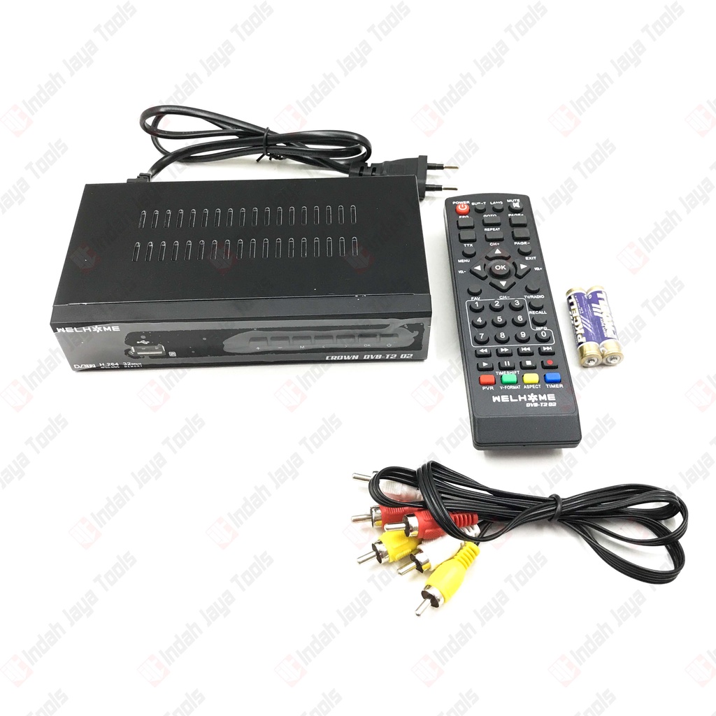 WELHOME Set Top Box TV Digital DVB T2 - STB Full HD HDMI Receiver