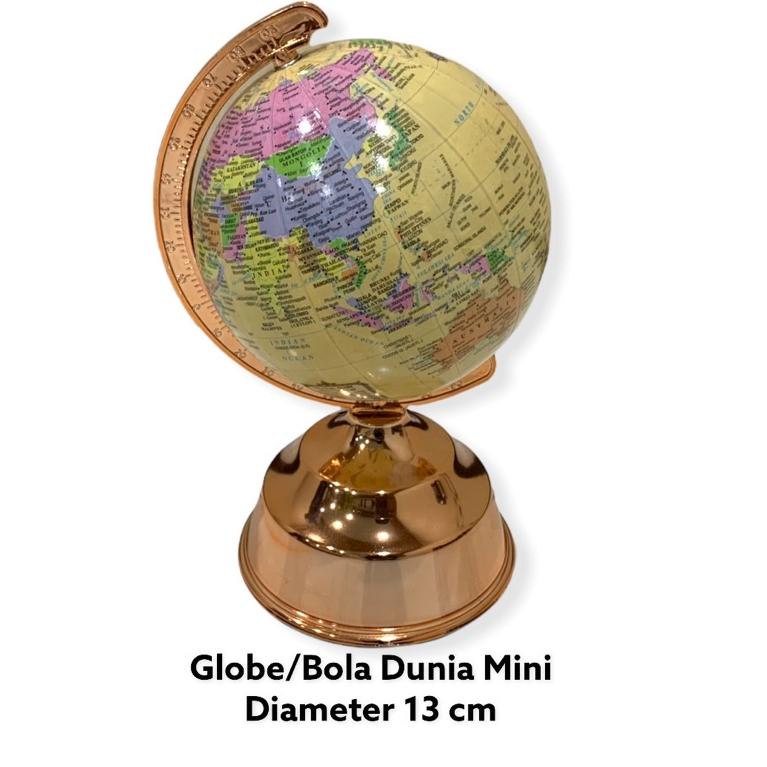 

Murah.. Globe Bola Dunia Mini Diameter 10/13 cm [ Alat peraga Pendidikan ips] KAM