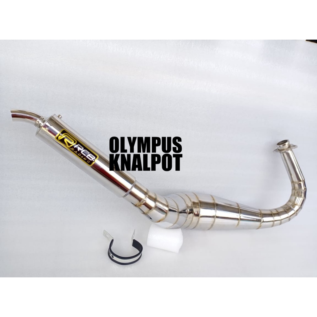 Knalpot RX king Rx Spesial kolong cobra RCB Chrome