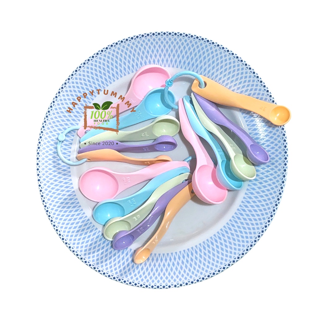 HPT - Sendok Takar 5in1 WARNA PASTEL / Sendok Set Ukur Masak / MEASURING SPOON sendok dapur