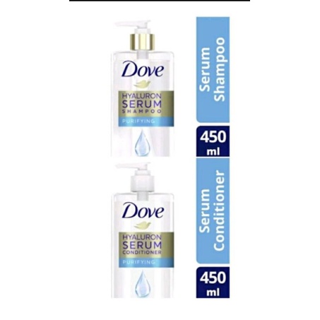 DOVE HYALURON SERUM SHAMPOO &amp; CONDITIONER Purifying