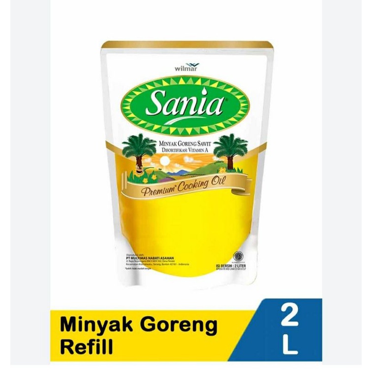 Minyak Goreng Sania 2L, Minyak Goreng Sania 1L