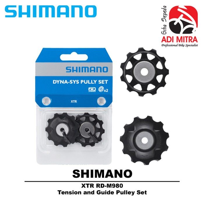 Shimano XTR RD-M980 Tension and Guide Pulley Set