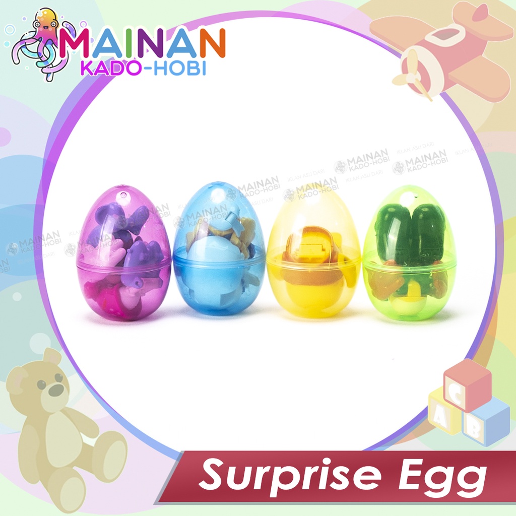 MAINAN ANAK TELUR KEJUTAN UNISEX SURPRISE DEFORM EGG