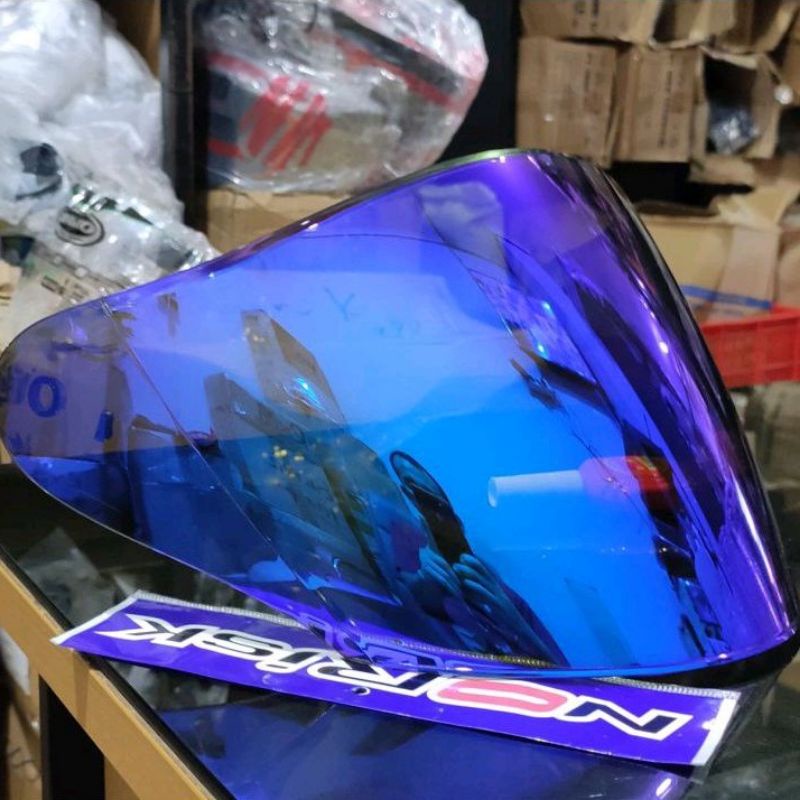 KACA FLAT VISOR IRIDIUM PNP KYT KYOTO &amp; INK DYNAMIC