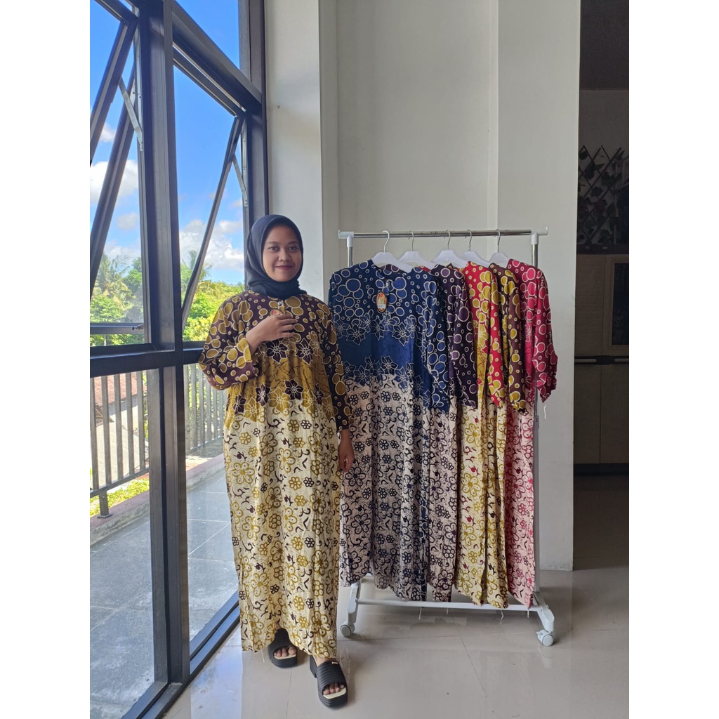 Eefbee - Daster Batik Lengan Panjang || Daster Batik Pekalongan