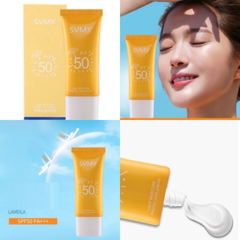 Sunblock Wajah Sunscreen SPF 50 PA+++ Tahan 12 Jam