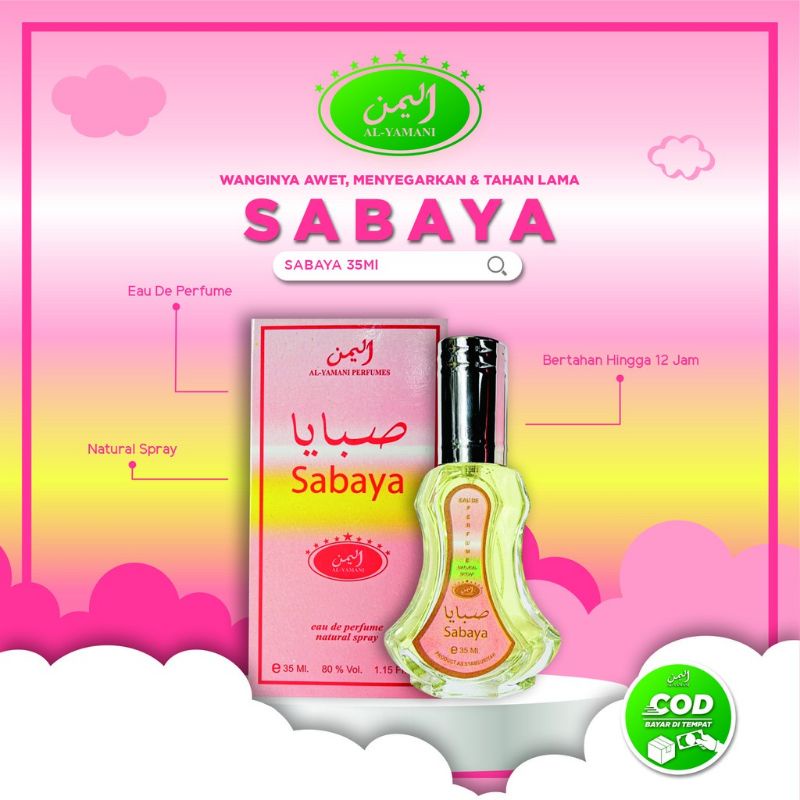 Parfum AL YAMANI Spray 35ml Aroma Sabaya