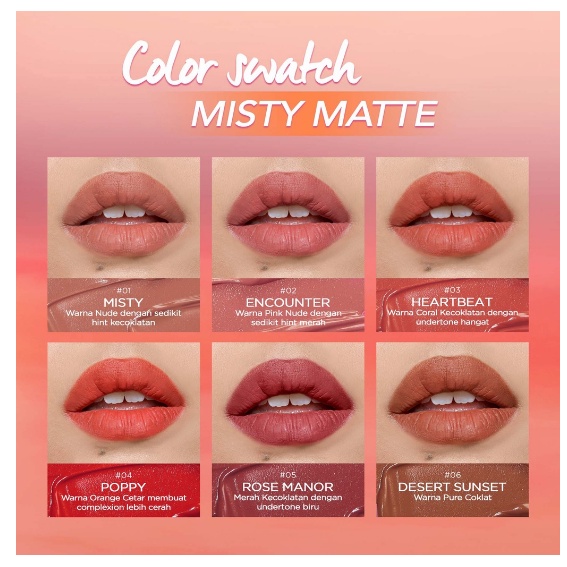 ✦SINAR✦ DAZZLE ME Misty Matte Lip Cream
