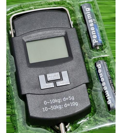Terjamin TIMBANGAN GANTUNG DIGITAL 50KG DIGITAL SCALE TRAVEL KOPER 50KILO PREMIUM STAINLESS