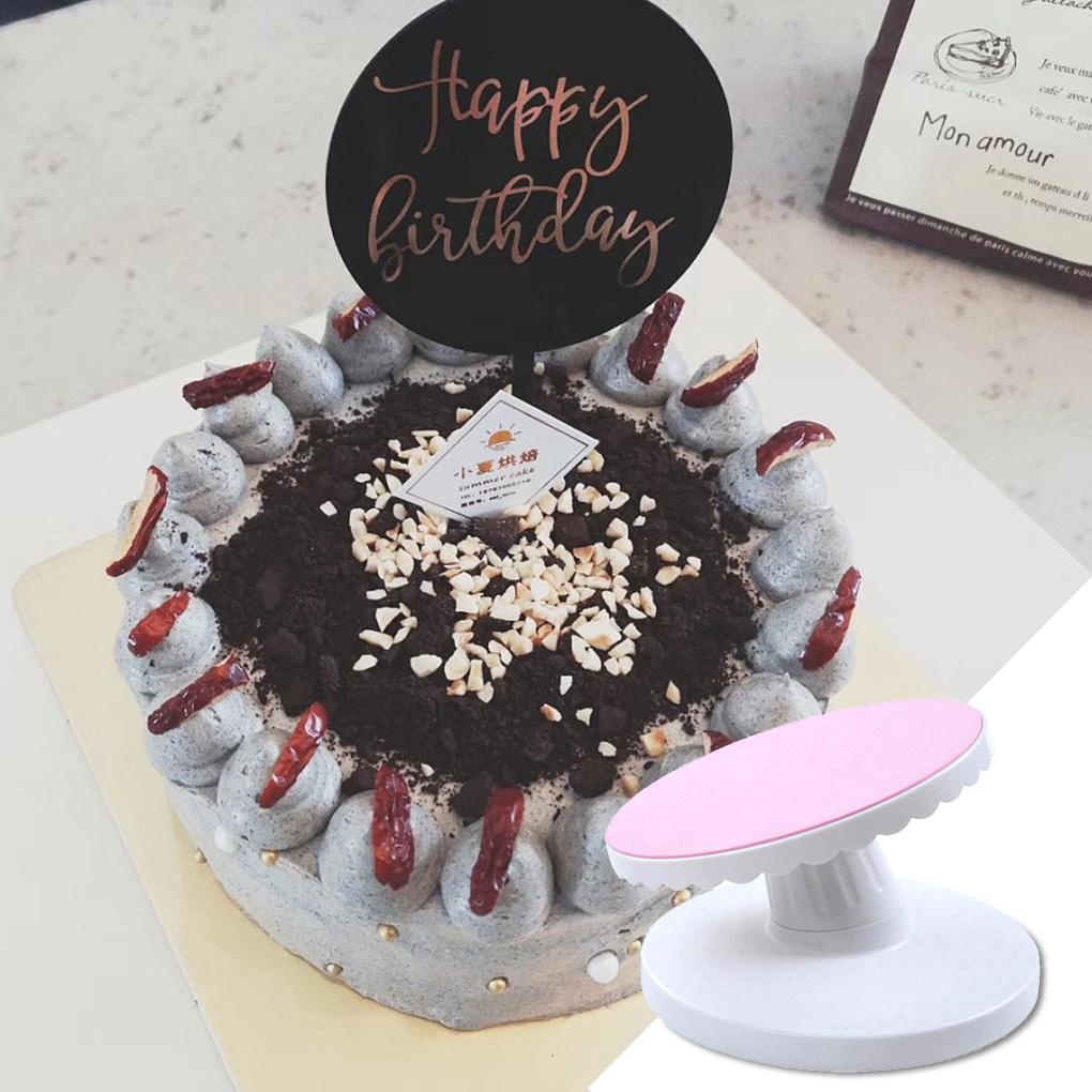 Cake Swivel Plate Meja Putar Kue Anti slip Berputar 360derajat