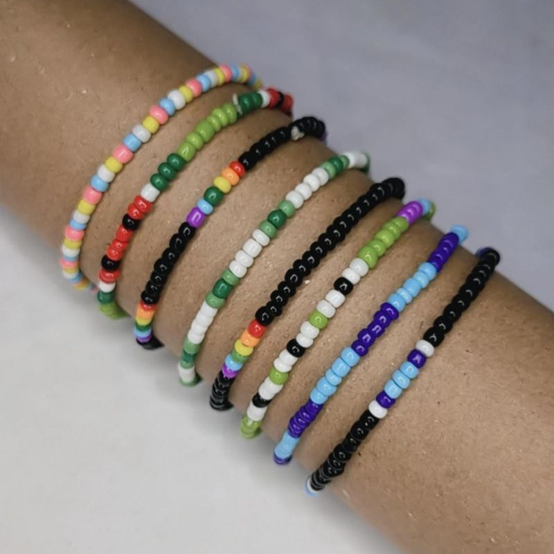 Gelang manik manik || Gelang elastis manik || Gelang fashion korea