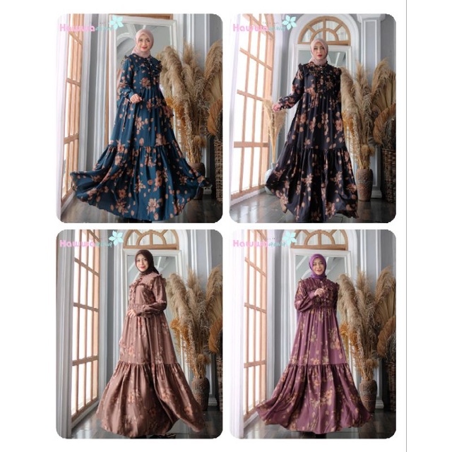 Ameena dress by Hawwaaiwa || Gamis hawwa aiwa || Dress hawwaaiwa hawwa aiwa terbaru [READY STOK]