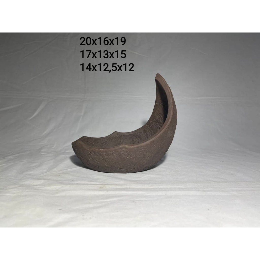 SPB201A-20cm Pot Keramik Bonsai Bunga Import Murah Berkualitas Model unik