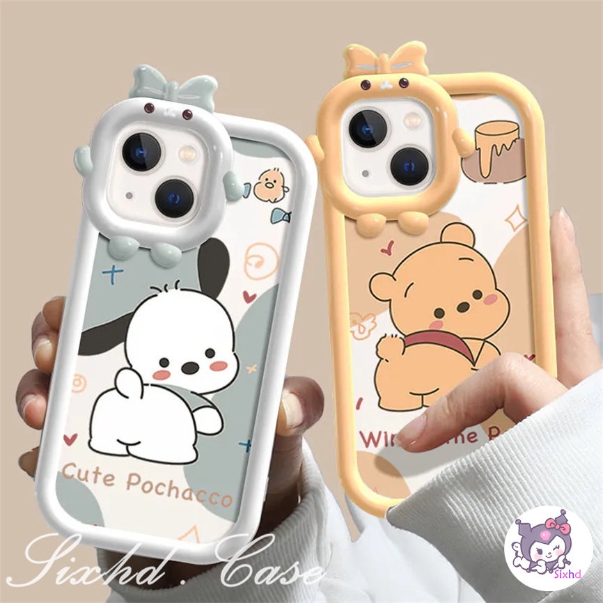 Soft Case Desain Kelinci Beruang Madu Untuk OPPO A78 A57 A77 A76 A96 A16K A15 A74 A53 A33 A32 A31 A5 A9 A5s A3s Reno 8Z 7Z 6 A95 A94 A92 A52 F11