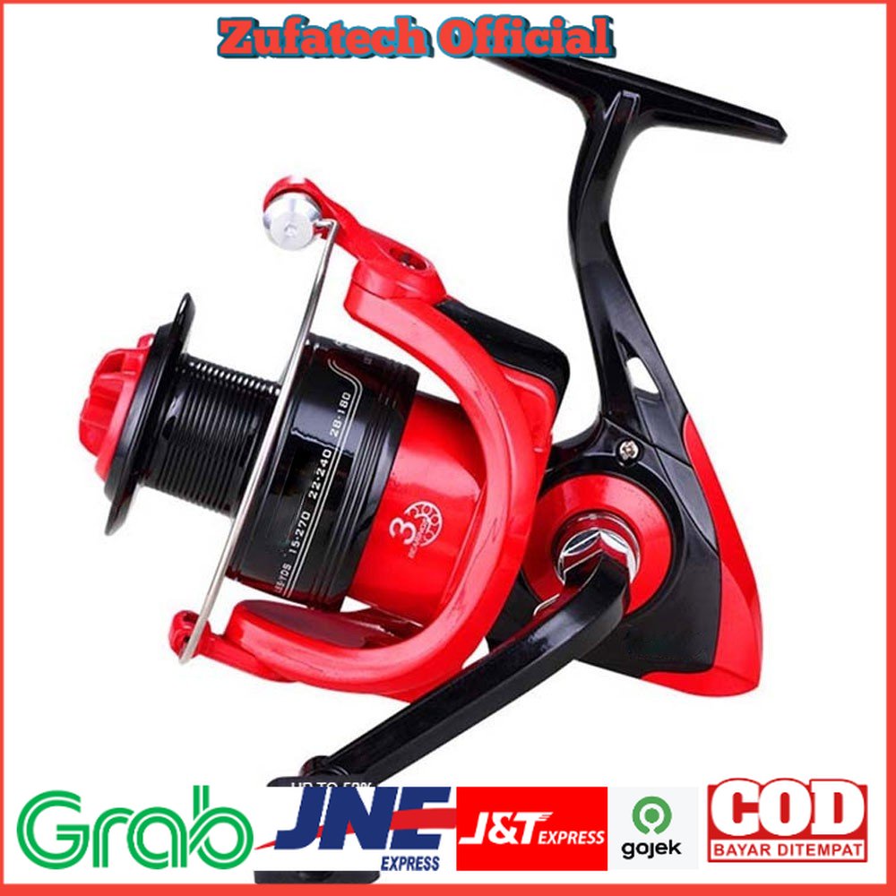 LIEYUWANG FD4000 Reel Pancing 12+1 Ball Bearing - Red