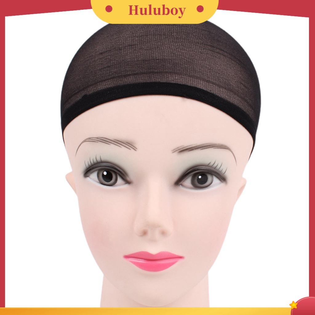 4 Pcs Topi Stocking Wig Elastis Breathable Untuk Salon Kecantikan