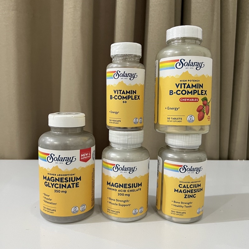 SOLARAY - #Zinc #Magnesium #Bcomplex