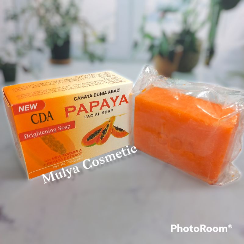 (CDA) SABUN PAPAYA PENCERAH 135 GRAM BPOM