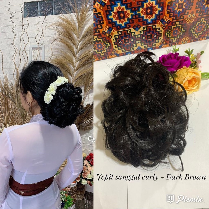 jepit sanggul modern // sanggul praktis bali // jepit sanggul bali