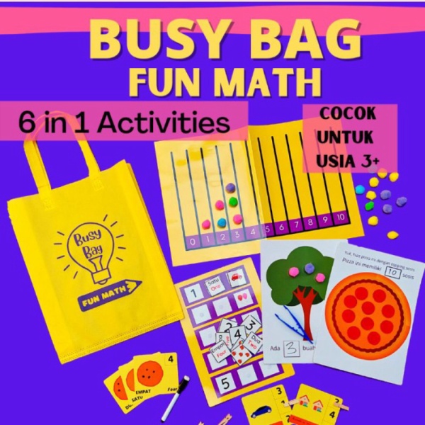 

BAG BUSY BALITA MAINAN MONTESORI Limited Unik MONTESSORI EDUKASI BERHITUNG ANAK