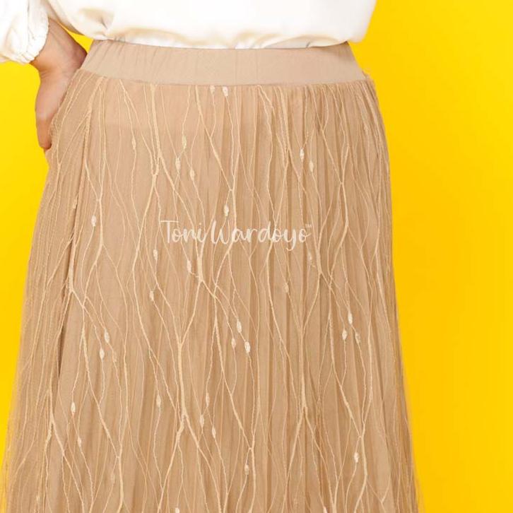 Terlaku Bawahan Muslim Wanita Plisket Payung Import/Rok Lycra Payung Premium/Rok Plisket Payung/Rok 
