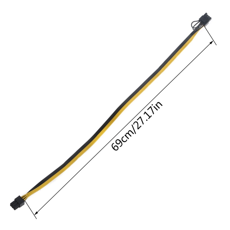 Kabel Power Supply btsg 8pin Male to 6pin Male PCI-Express CPU 8pin Atau GPU Power Splitter Kabel Adapter Kartu Grafis