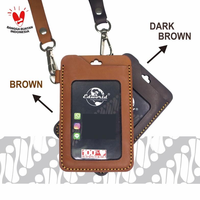 

ID CARD HOLDER / NAMETAG KULIT PU POLOS TERLARISS...,,,,,