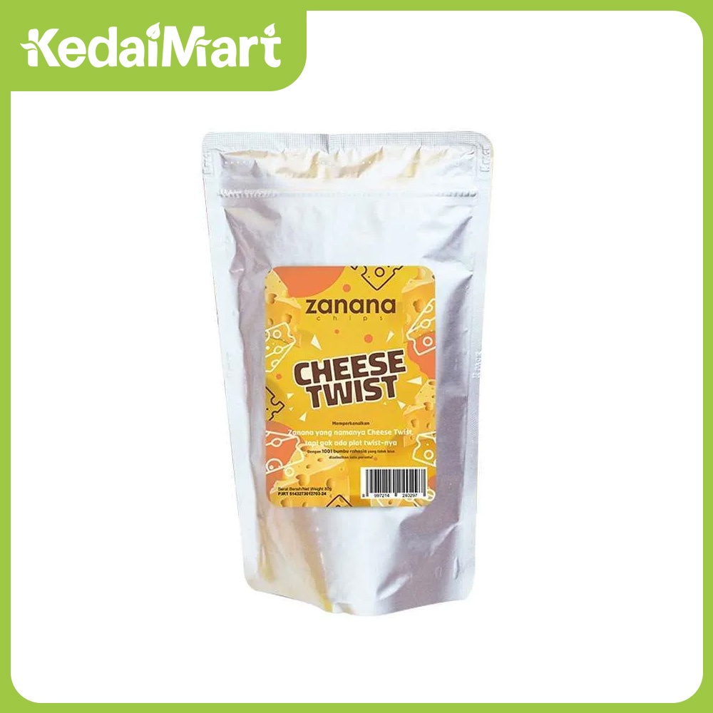 Zanana Chips Cheese Twist 80 Gram