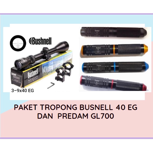 TELESKOP BUSHNELL 3-9x40 atau BSA