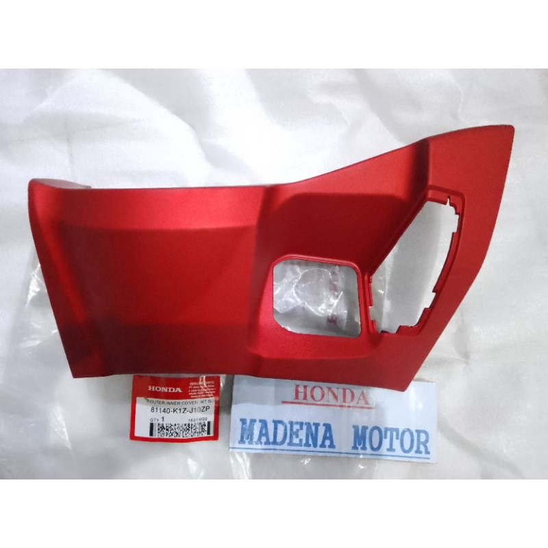 Outer R Inner Cover Outer Kanan Merah Doff PCX 160 K1Z original 81140K1ZJ10ZP