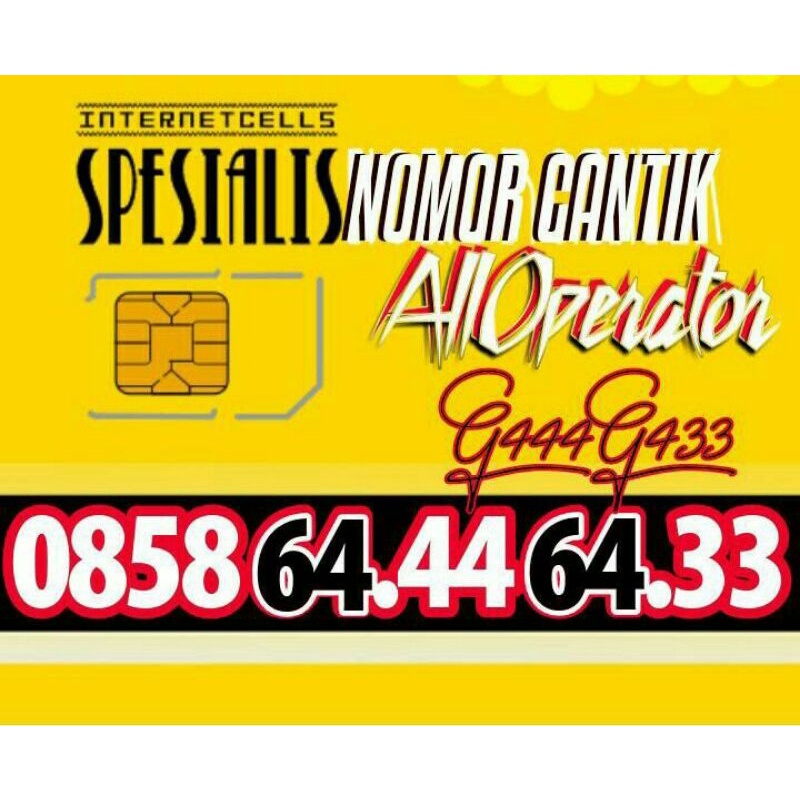 NOMOR CANTIK KARTU PERDANA INDOSAT 64.44 64.33 4G LTE
