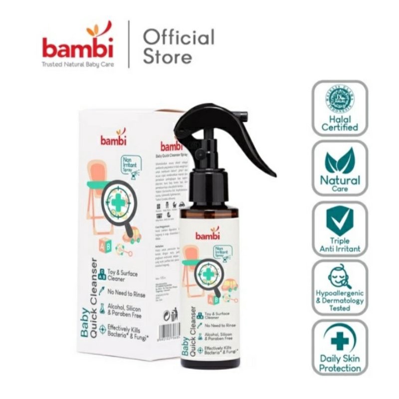 Bambi Baby Quick Cleanser Spray 120 ml