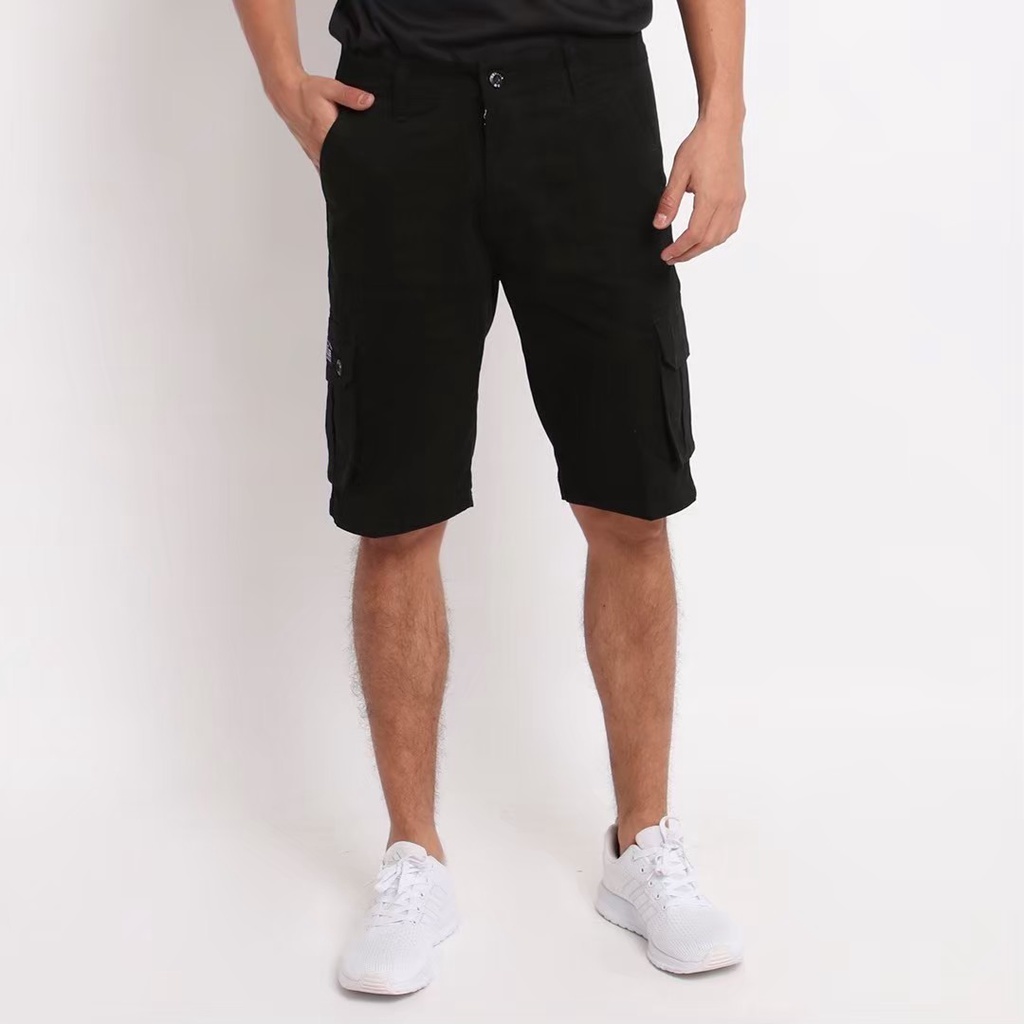 Celana Pendek Celana Cargo pendek Short Pants pria Celana celana PDL pendek Killer warna hitam seri art SMCPD001