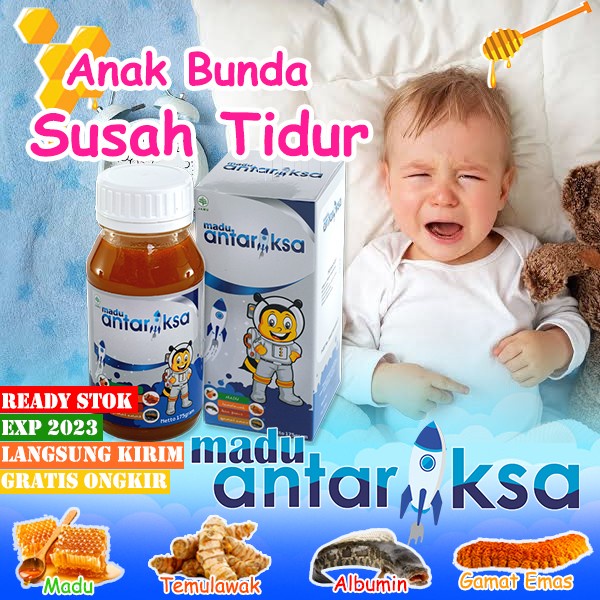 Vitamin Anak Susah Tidur / Obat Anak Susah Tidur Madu Antariksa