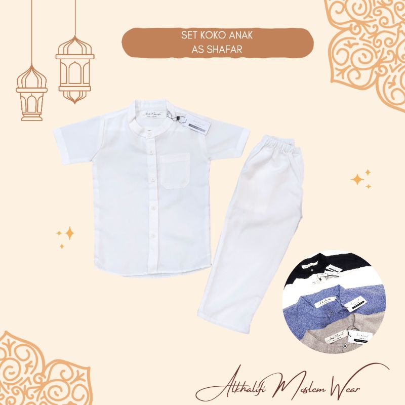 vol 2 - SET KOKO ANAK AS SHAFAR Premium Quality By Alkhalifi Moslem Wear