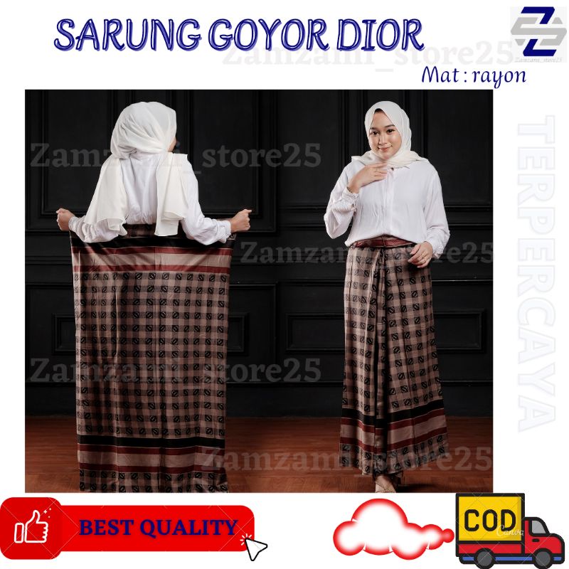 SARUNG BATIK GOYOR AQIL WANITA SANTRI PUTRI CEWEK