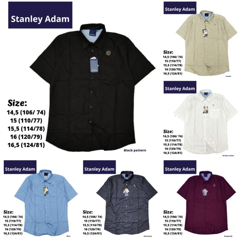 HEM / KEMEJA pria dewasa STANLEY ADAMS mix brand matahari