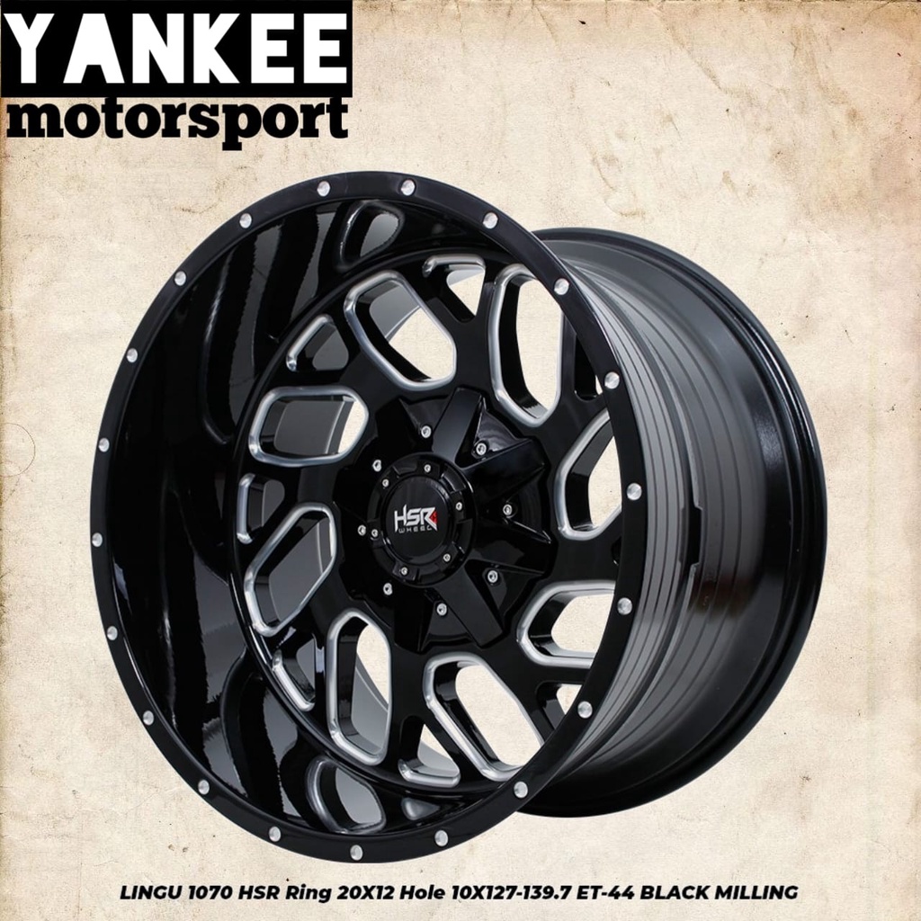 Velg Mobil Ring 20 Lebar 12 untuk JK, Rubicon, Sahara, Katana, Sidekick, Vitara, XL7 dll