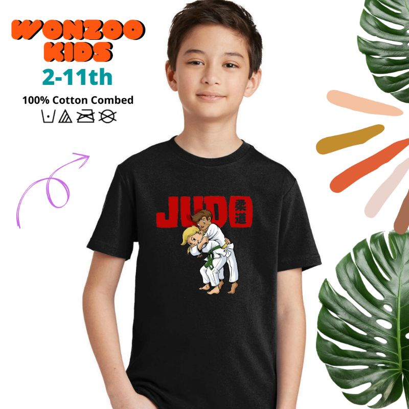 KAOS JUDO ANAK ANAK 2-11tahun (PREMIUM QUALITY)