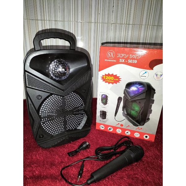 (PROMO) Speaker Bluetooth FREE MIX SX-5038  SX-5039/ Speaker Bluetooth Extra Bass / Speaker Bluetooth Jumbo