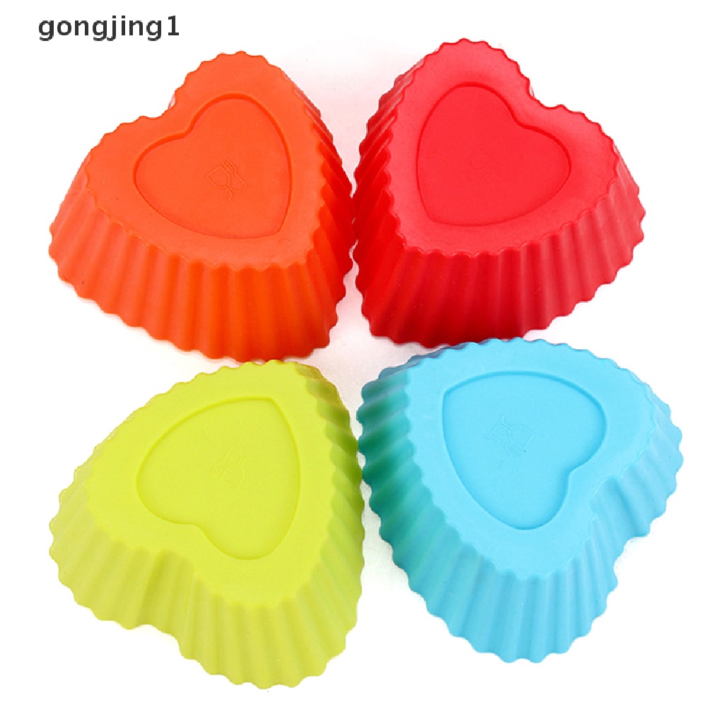 Ggg 5Pcs /set Bunga Silikon Kue Cup Cake Alat Bakeware Baking Cetakan Silikon ID