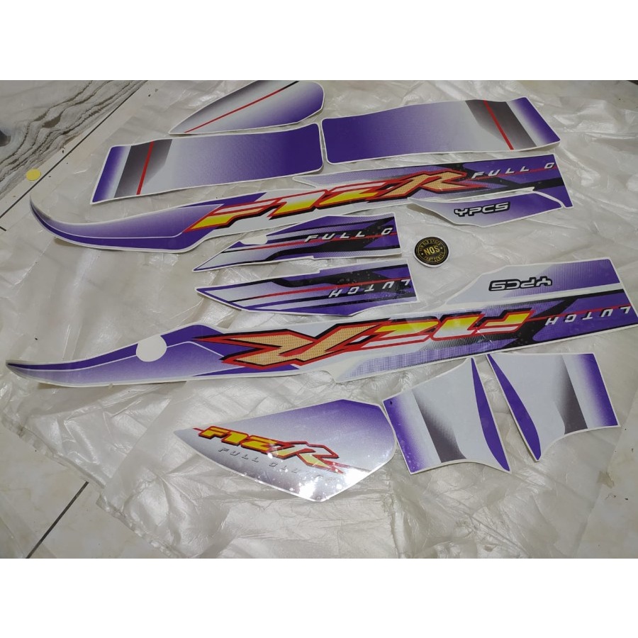 STRIPING STICKER YAMAHA F1ZR UNGU 2003 BAHAN PREMIUM METALIC COPY ORIGINAL