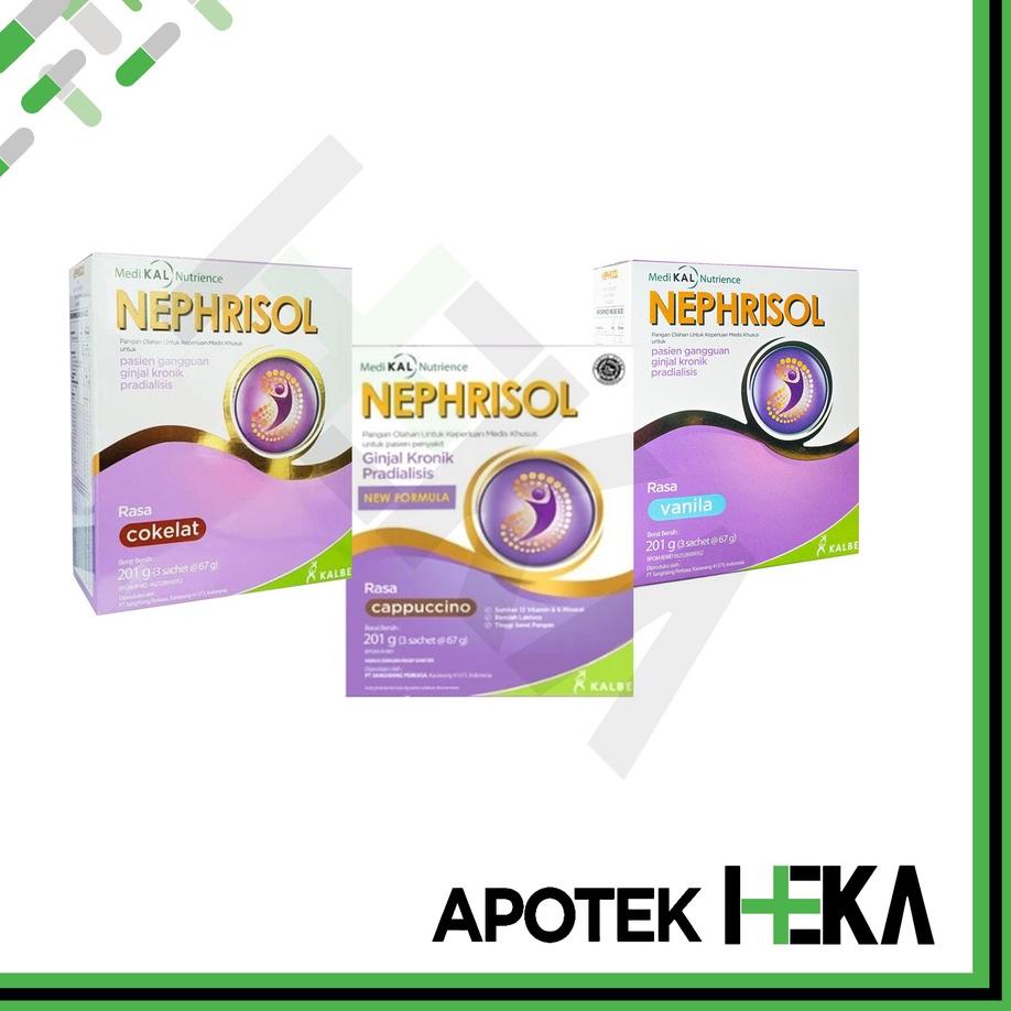 

LLA176 Nephrisol Vanila/Cappucino 201 gram - Pasien Ginjal Pradialisis |