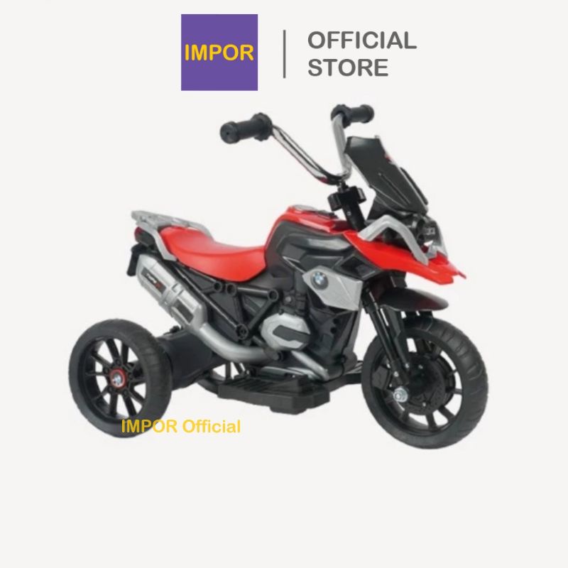 IMPOR Motor Aki Baterai Anak Mainan Sepeda Mobil Listrik Roda Tiga
