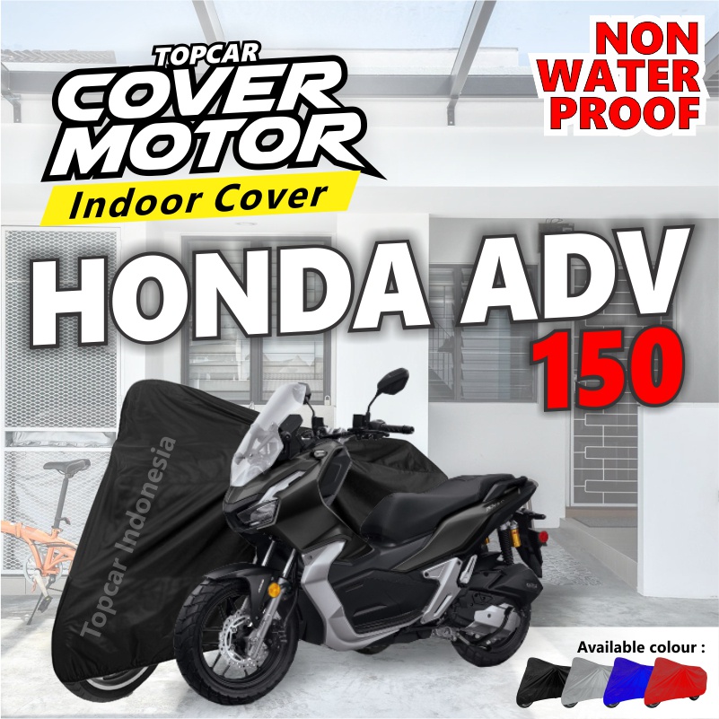 TOPCAR Cover Motor Honda ADV 150cc Indoor Non Waterproof Selimut Sarung Tutup Mantel Jas Jok Body Cat Mantel Motor Berkualitas / Sarung Motor Original / Jas motor / Selimut Pelindung Motor / Non Waterproof / Topcarindo